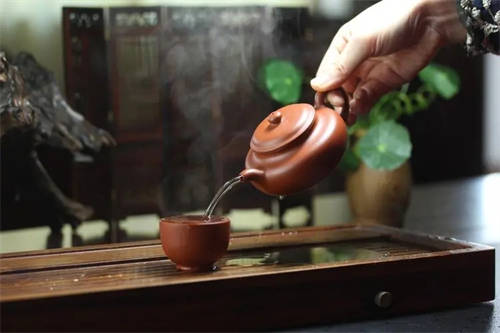 大紅袍紫砂壺泡茶