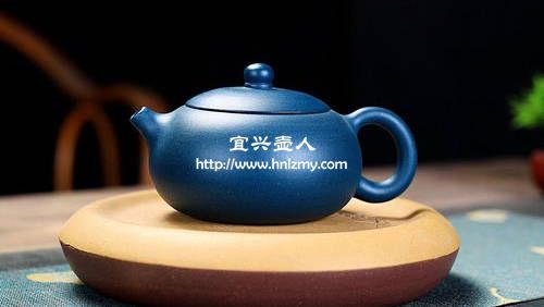 藍色的紫砂壺是什么泥料