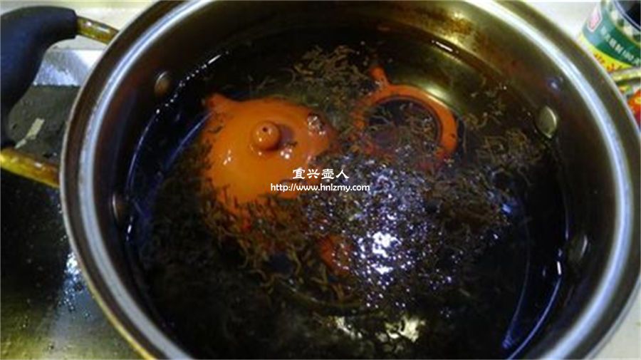 茶葉煮紫砂壺掉色是買到假壺了嗎