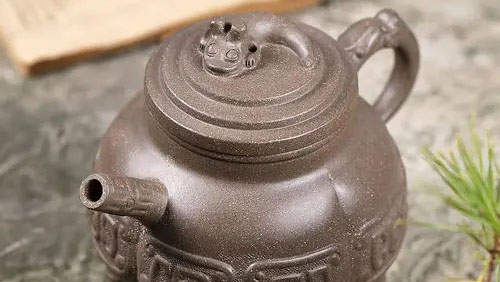 青灰段泥紫砂壺泡養(yǎng)好的效果